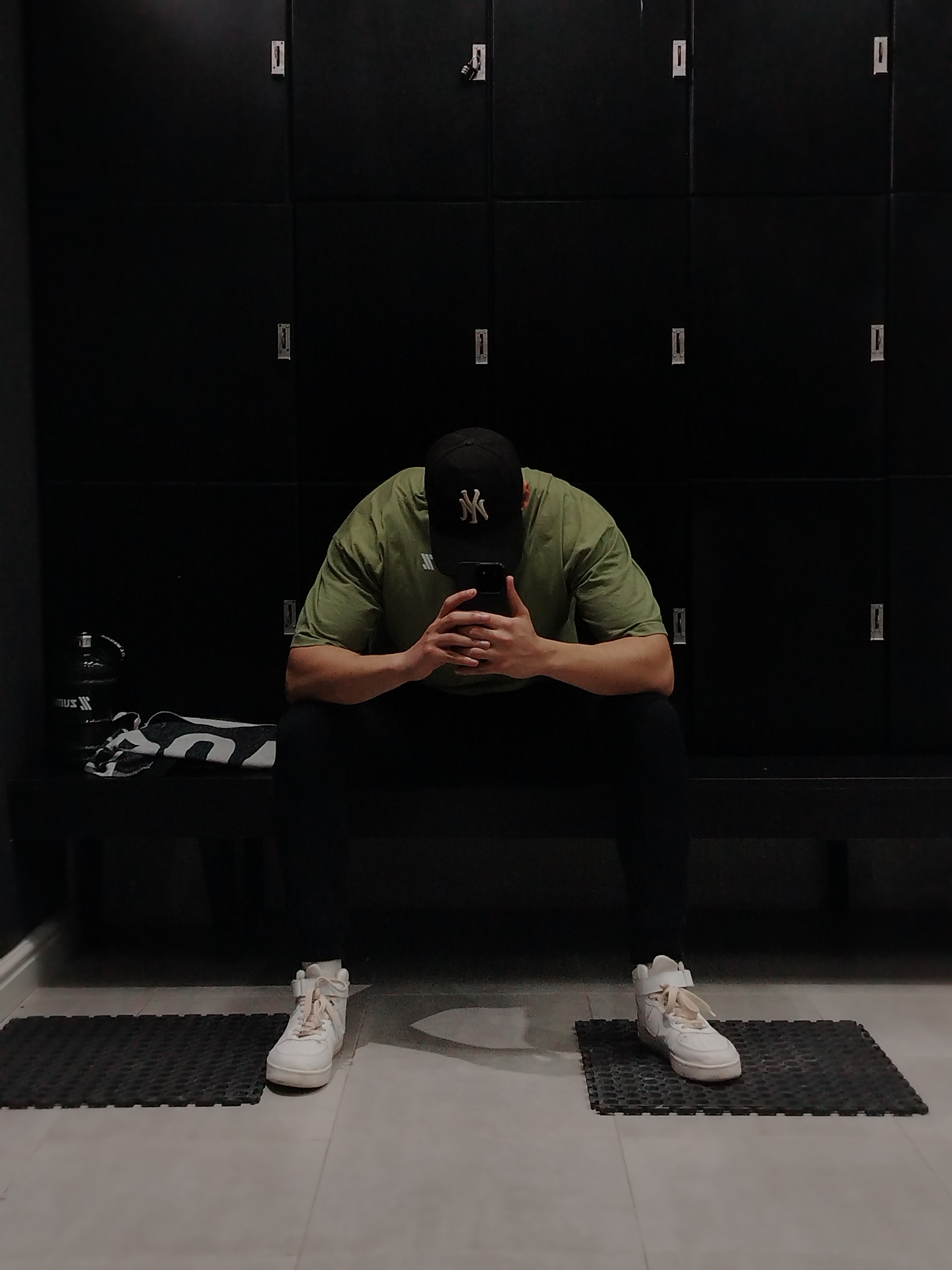 Fitness gym training floor for personal training and group fitness classes