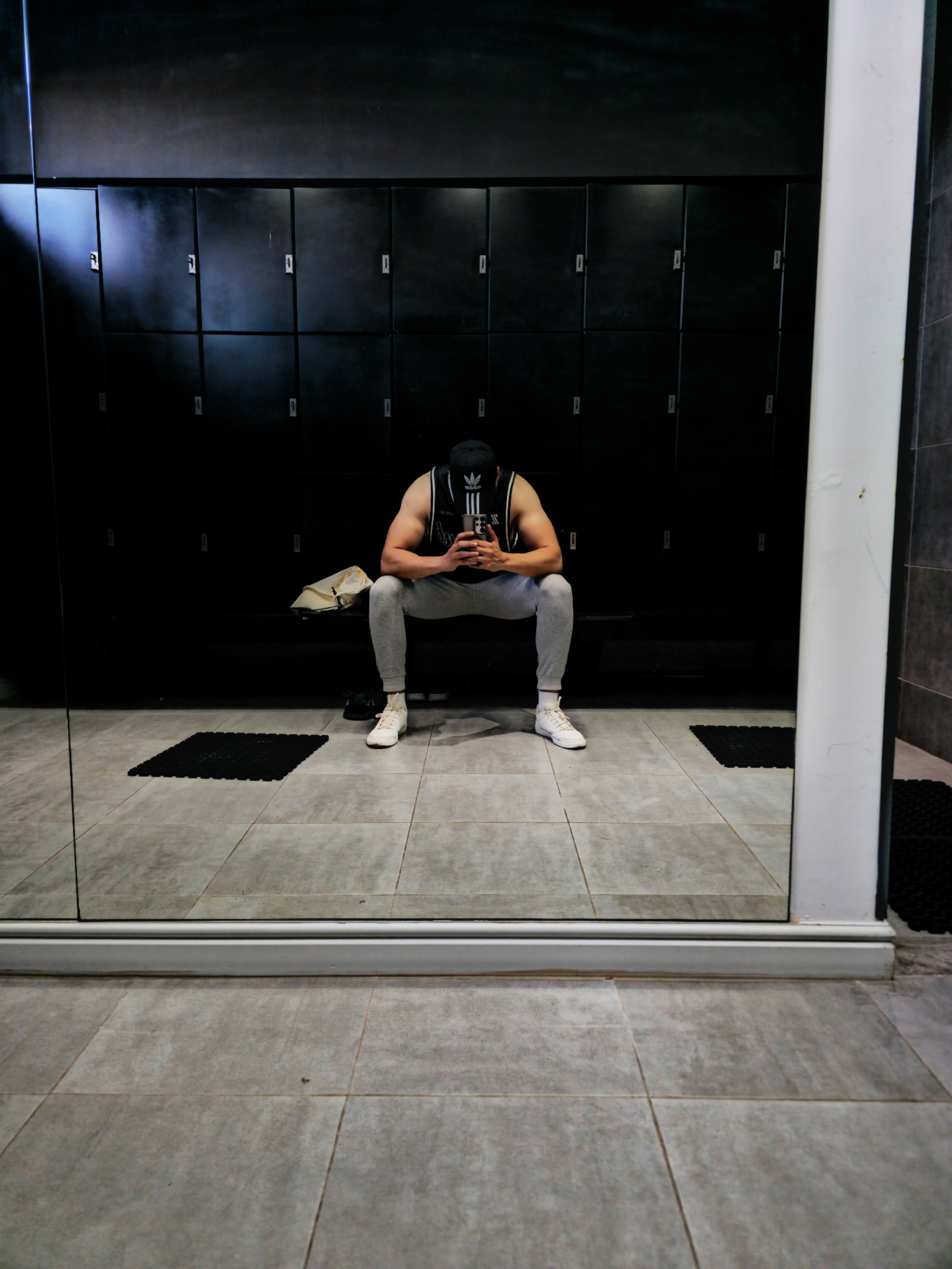 Personal trainer demonstrating strength training and exercise coaching
